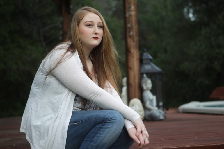 Shariah Vroman-Nagy, 18, attempted suicide three years ago. (Andreas Fuhrmann/KQED)
