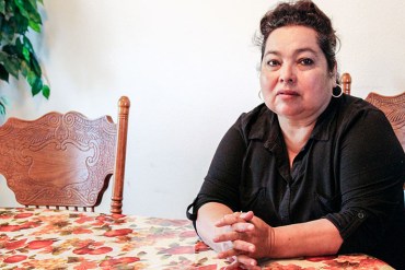 Carmen Anguiano, 60, in her home in Salinas, Calif. on July 22, 2016. She worries that her monthly premium for next year might put more financial pressure on her family. She lives in the three-county region that will see the highest average premium increase in 2017. (Ana Ibarra/CHL)