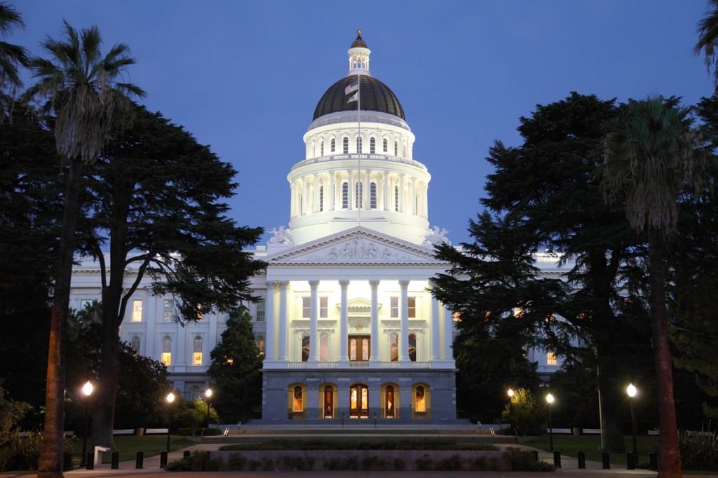 State capital building in Sacramento, California