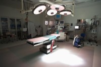 Empty operating room in hospital