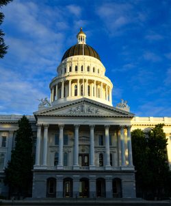 A photo of California's Capitol building in Sacramento.