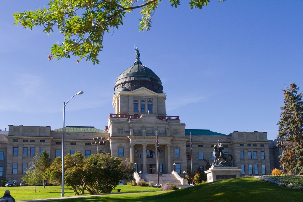 A photo of the Montana State Capitol.