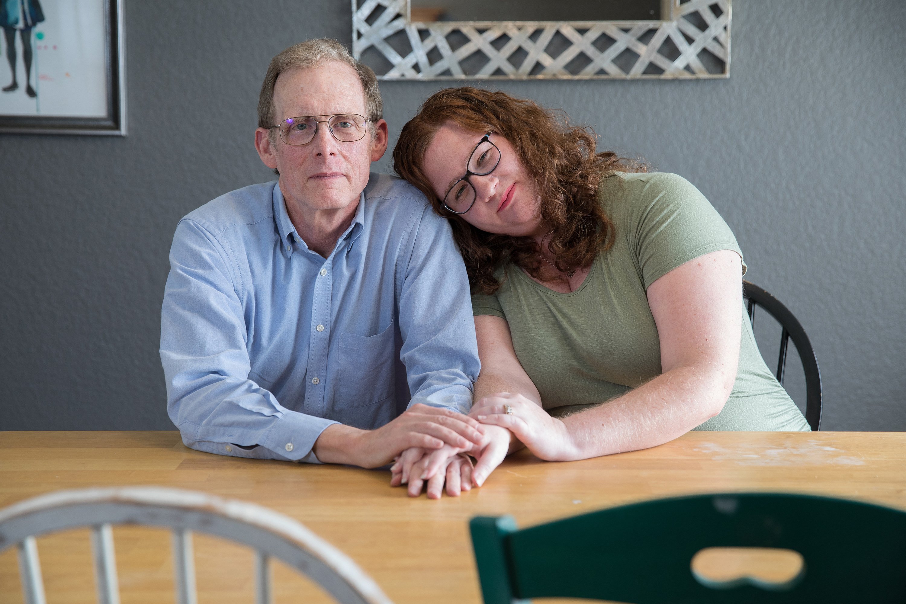 A photo of Elizabeth Moreno with her father, Paul Davis.