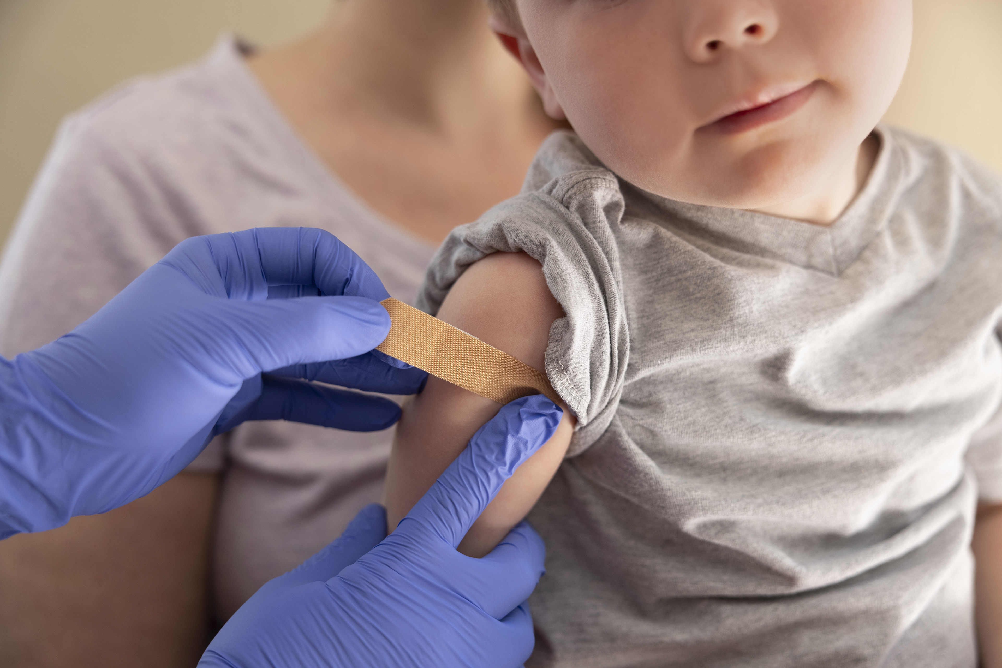 Image for display with article titled Childhood Vaccination Rates, a Rare Health Bright Spot in Struggling States, Are Slipping